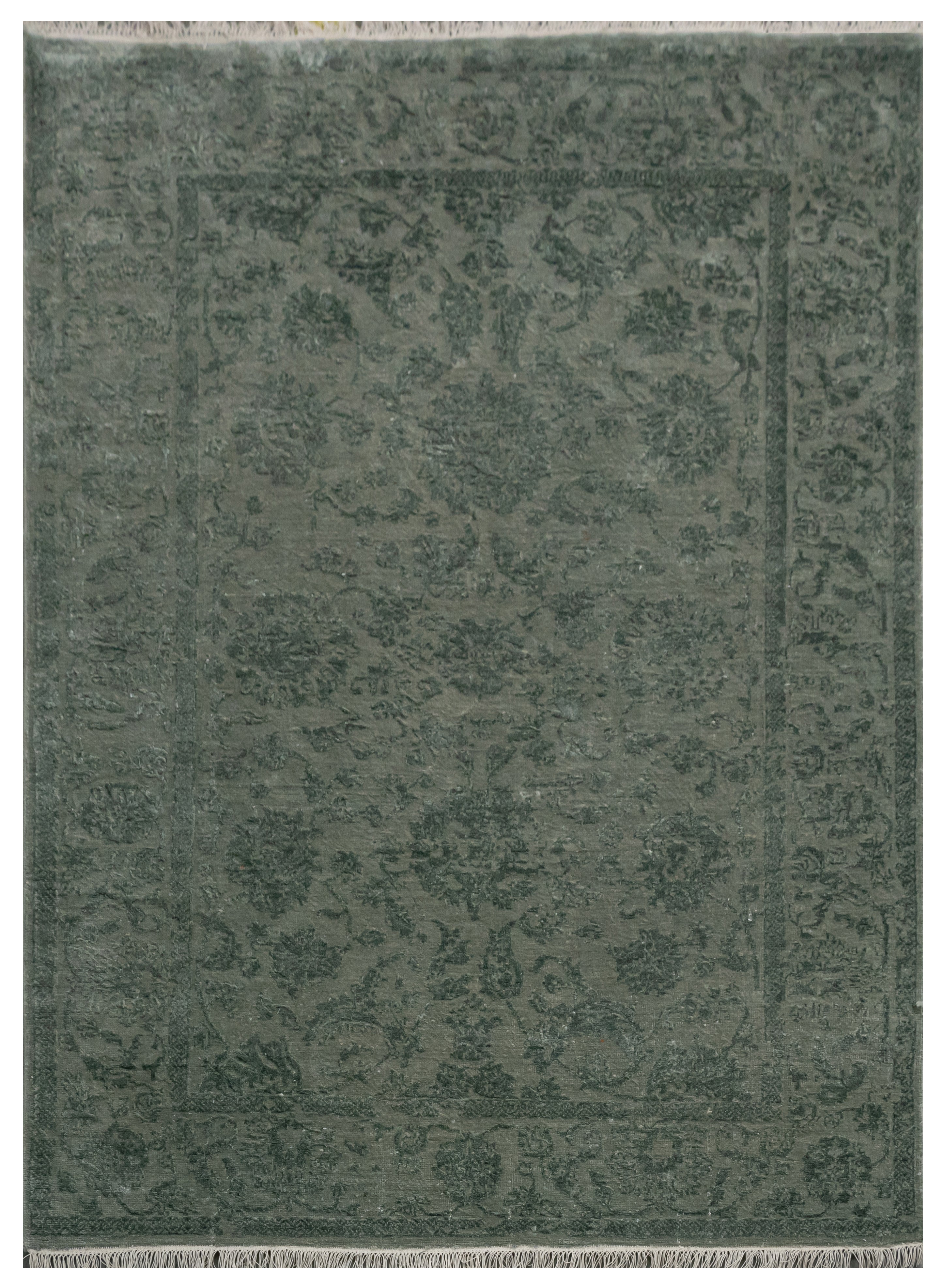 Handknotted Rug  DIA- 1068 JK-A Granite Gray & Outer Space